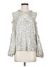 CeCe Metallic Silver Cardigan Size S - photo 1