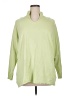 Just My Size Green Long Sleeve Blouse Size XL (estimated) - photo 1