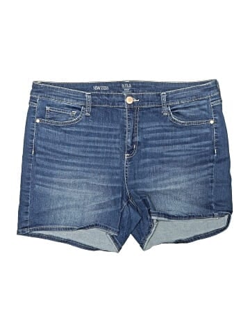 a.n.a. A New Approach Denim Shorts (view 1)
