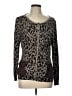 Adolfo Dominguez Brown Long Sleeve Top Size L - photo 1