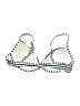 Xhilaration Stripes Blue Swimsuit Top Size L - photo 2