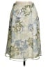 Talbots 100% Silk Floral Gray Silk Skirt Size 2 - photo 2