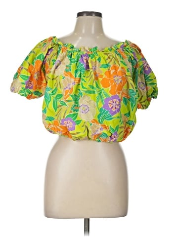 Flying Tomato Short Sleeve Blouse (view 1)