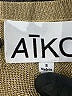 AIKO Metallic Gold Long Sleeve Top Size S - photo 7