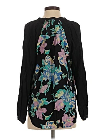 Yumi Kim Long Sleeve Silk Top (view 2)