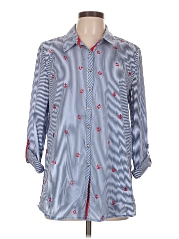 Rafaella 3/4 Sleeve Button-Down Shirt (view 1)