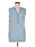 Foxcroft Blue Sleeveless Blouse Size 6 - photo 1