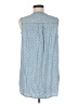 Foxcroft Blue Sleeveless Blouse Size 6 - photo 2