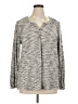 Weekend Suzanne Betro Gray Long Sleeve Blouse Size 1X - photo 1