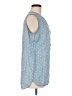 Foxcroft Blue Sleeveless Blouse Size 6 - photo 4