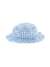 Carter's 100% Cotton Checkered-gingham Blue Sun Hat 12-18 MO / 18 MO - photo 1