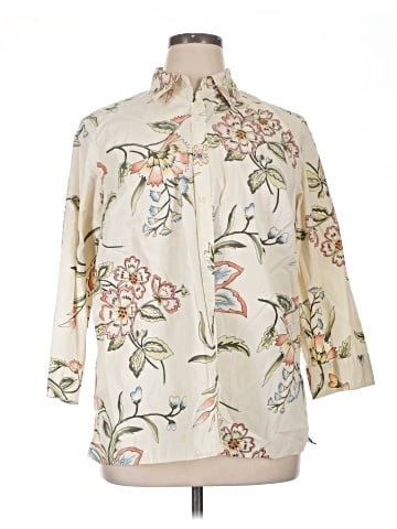 Lauren by Ralph Lauren 3/4 Sleeve Blouse (view 1)