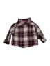 pd&c 100% Cotton Plaid Burgundy Long Sleeve Button-Down Shirt Size 2T - photo 2