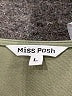 Miss Posh 100% Rayon Solid Green Jumpsuit Size L - photo 4