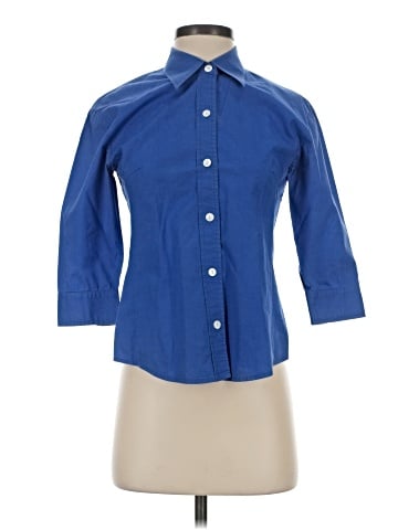 Club Monaco 3/4 Sleeve Button-Down Shirt (view 1)