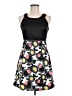 Faconnable Graphic Black Cocktail Dress Size M - photo 1