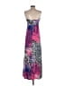 Venus 100% Polyester Print Purple Gray Casual Dress Size S - photo 2