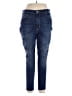 Old Navy Solid Blue Jeans Size 16 - photo 1