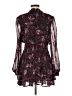 Aqua Floral Purple Cocktail Dress Size M - photo 2