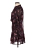 Aqua Floral Purple Cocktail Dress Size M - photo 5