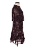 Aqua Floral Purple Cocktail Dress Size M - photo 4