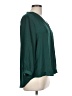 Vince Camuto 100% Polyester Green 3/4 Sleeve Blouse Size L - photo 4