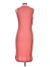 Nine West Solid Pink Casual Dress Size L - photo 2