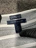 Tommy Hilfiger 100% Pima Cotton Stripes Silver Pullover Sweater Size L - photo 7