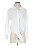 Aqua White Long Sleeve Blouse Size M - photo 1