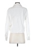 Aqua White Long Sleeve Blouse Size M - photo 2