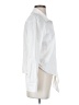 Aqua White Long Sleeve Blouse Size M - photo 4