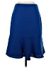 Talbots 100% Polyester Solid Blue Formal Skirt Size 4 Petite - photo 1