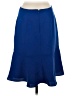 Talbots 100% Polyester Solid Blue Formal Skirt Size 4 Petite - photo 2