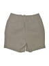Zara Solid Gray Khaki Shorts Size S - photo 2