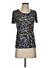 Anatomie Animal Print Blue Short Sleeve T-Shirt Size XS - photo 1