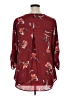 Daniel Rainn 100% Polyester Burgundy 3/4 Sleeve Blouse Size 1X - photo 2