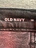 Old Navy Hearts Black Denim Shorts Size 12 - photo 3