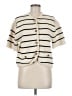 Massimo Dutti Stripes Ivory Vest Size M - photo 1