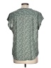Fun2Fun 100% Polyester Green Short Sleeve Blouse Size L - photo 2