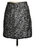 Boston Proper 100% Nylon Silver Casual Skirt Size 0 - photo 2