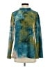 LOGO by Lori Goldstein Teal Long Sleeve Turtleneck Size S - photo 1