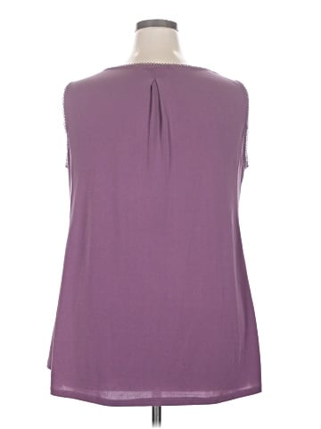 Roz & Ali Sleeveless Blouse (view 2)