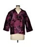 Susan Graver 100% Nylon Print Purple Blazer Size M - photo 1