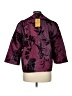 Susan Graver 100% Nylon Print Purple Blazer Size M - photo 2