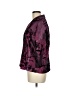 Susan Graver 100% Nylon Print Purple Blazer Size M - photo 5