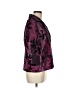 Susan Graver 100% Nylon Print Purple Blazer Size M - photo 4