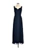 Bill Levkoff 100% Polyester Blue Cocktail Dress Size 10 - photo 1