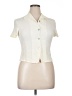Casual Corner Ivory Short Sleeve Blouse Size 14 - photo 1
