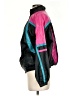 Lady Foot Locker Color Block Black Windbreaker Size S - photo 5