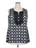 Roz & Ali Black Sleeveless Blouse Size 2X - photo 1